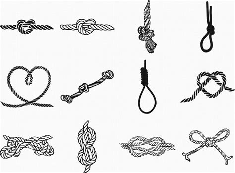 Rope SVG, Rope PNG, Rope Knot Clipart, Nautical Knot Cut File, Knot Vector, Rope Cricut ...