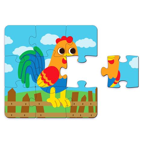 Farm Animals Wooden Puzzle