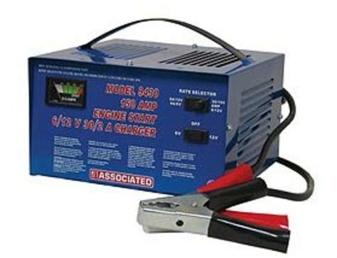 Portable Battery Charger 6/12V Manual | Associated Equipment | 9430