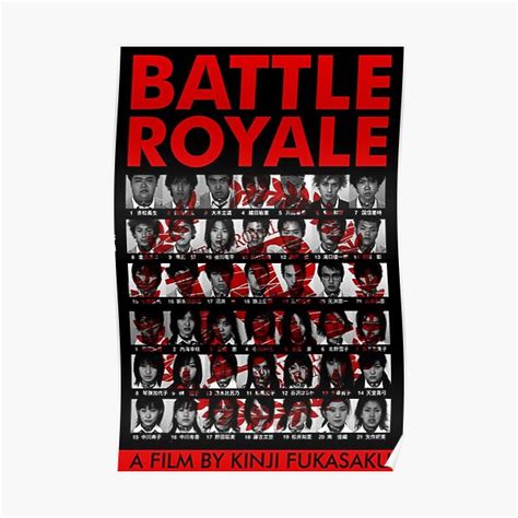 "Battle Royale Movie" Poster for Sale by hendrickmar | Redbubble