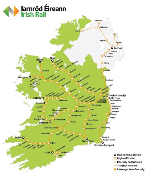 Current Irish Rail map. Can any regular travelers on Irish Rail inform me the good vs. bad on ...