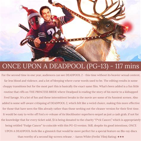 MOVIE REVIEW: Once Upon a Deadpool - Feelin' Film