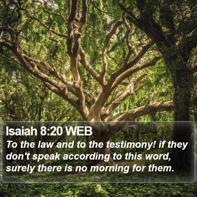 Isaiah 8 Scripture Images - Isaiah Chapter 8 WEB Bible Verse Pictures