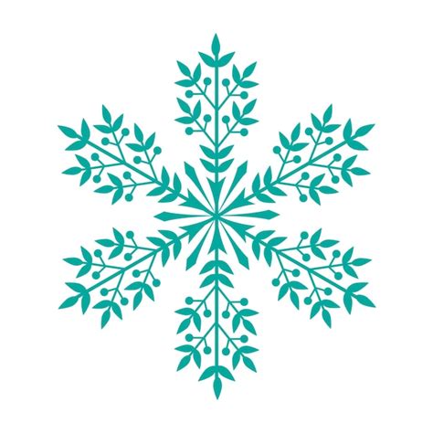 Premium Vector | Christmas snowflake clipart