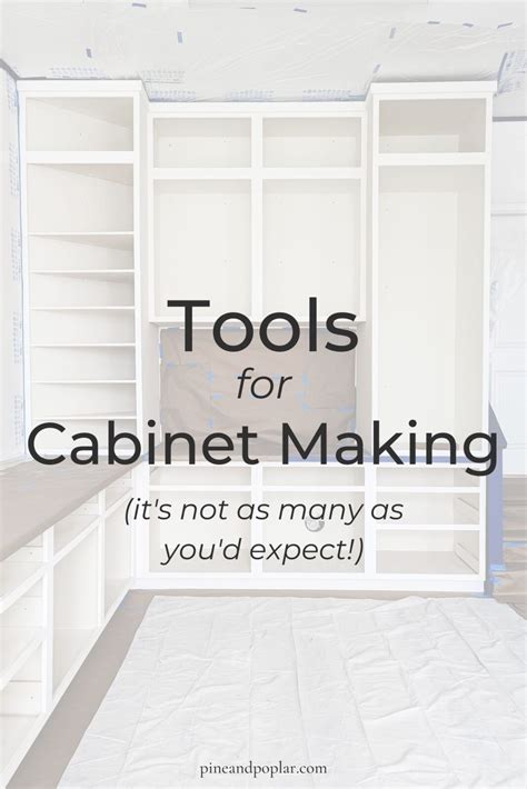 Tools for Cabinet Making - It's Not as Many as You'd Think!