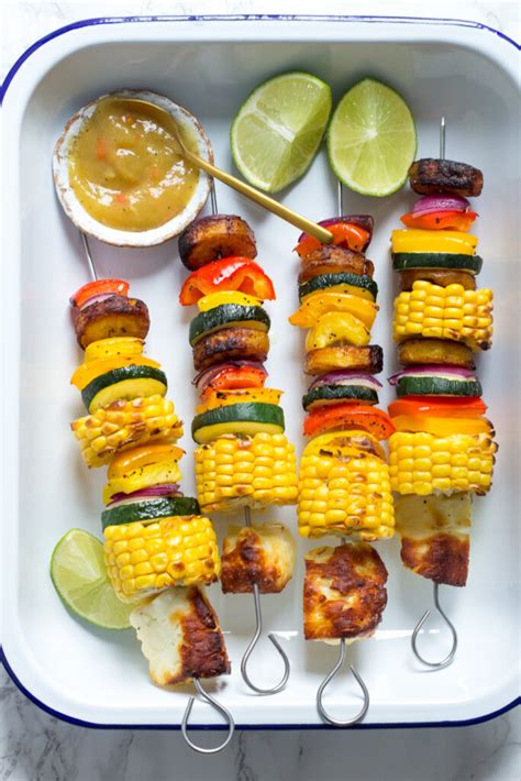 Grilled vegetable kebabs – The Tropical Treat