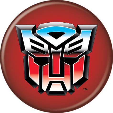 The Transformers Autobots Logo Button