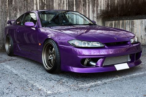 purple coupe Nissan Silvia Spec-R Japanese cars #JDM #S15 Silvia S15 Nissan S15 #Stanceworks # ...