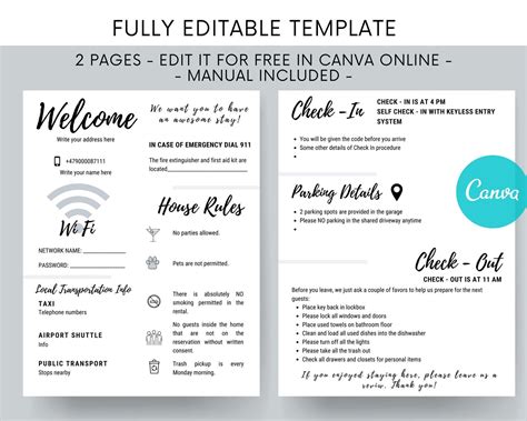 Airbnb Rules For Guests Template