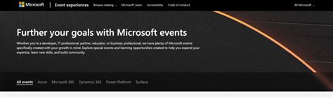 Microsoft Events Catalog for MS Partners - Maven Collective Marketing