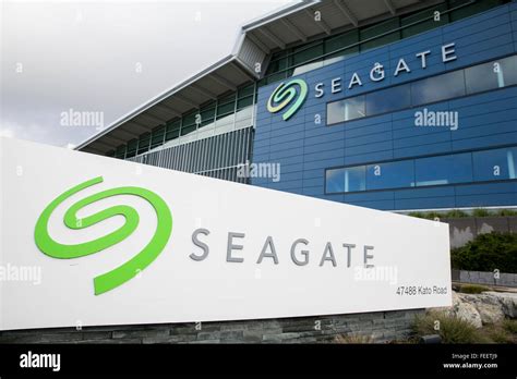 A logo sign outside of a facility occupied by Seagate Technology in ...