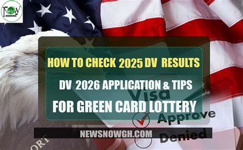 How to Check DV 2025 Results | DV 2026 Application & Tips