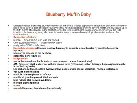 Sthanu on Twitter: "Blueberry muffin syndrome"