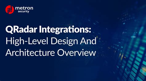 QRadar Integrations: High-Level Design and Architecture Overview