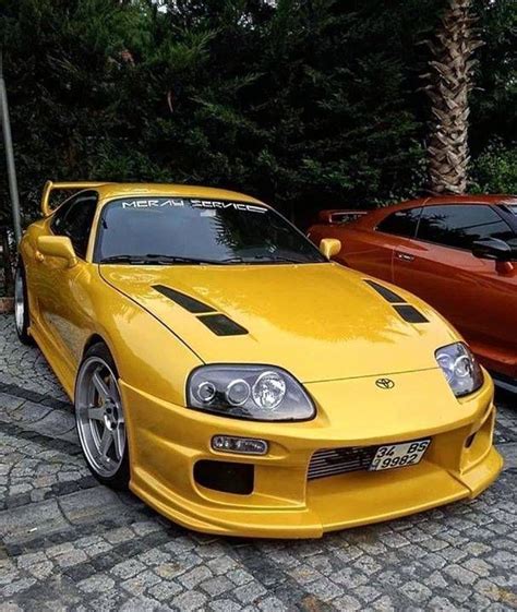 Toyota Supra Yellow | Toyota supra mk4, Toyota supra, Jdm cars