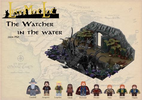 LEGO® custom instructions The Watcher in the water