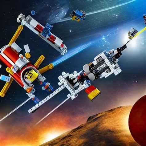 lego space battle, photorealistic | Stable Diffusion | OpenArt