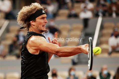 Alexander Zverev Germany Forehand French Open Paris 2021 Images ...