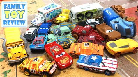 Disney Cars 3 Toys THUNDER HOLLOW MAYHEM Demolition Derby Toy Story Playtime Scene from Cars 3 ...