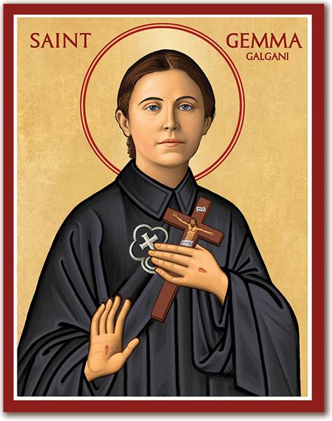 Saint Gemma Galgani Icon, Icons of Modern and New World Saints: Monastery Icons