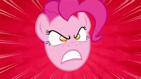 Angry Pinkie Pie - My Little Pony GIF - My Little Pony MLP Friendship ...