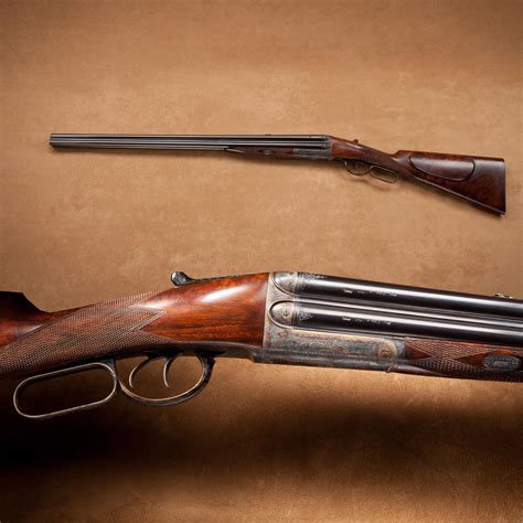 Charles Lancaster Four Barrel Shotgun-Lancaster, who manufactured four ...