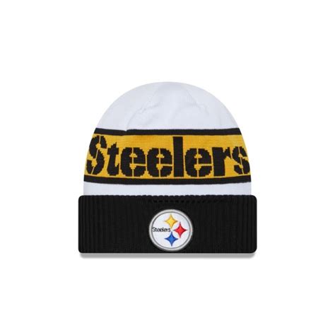 Pittsburgh Steelers New Era 2023 Sideline Tech Knit Hat