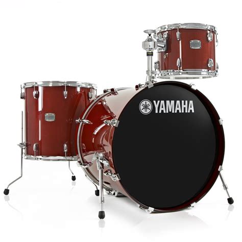 DISC Yamaha Stage Custom Birch Ltd Ed 3 Piece Shell Pack, Red at Gear4music