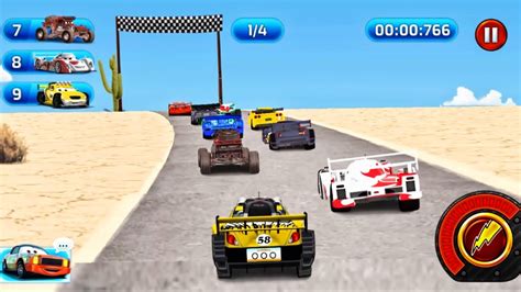 Cars Lightning McQueen Online Race Games - YouTube