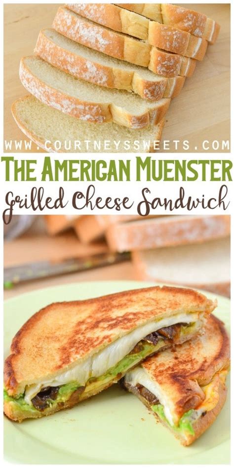 The American Muenster Grilled Cheese Sandwich Recipe - Courtney's Sweets