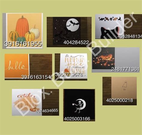 NOT MINE !!! | Bloxburg decal codes, Custom decals, Fall decal