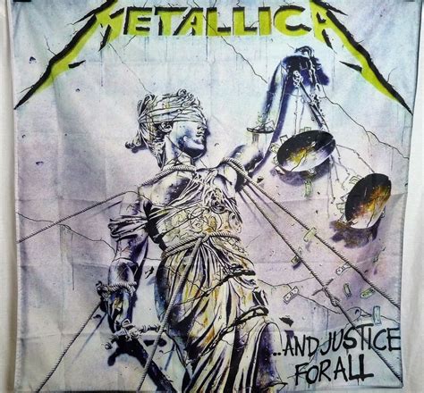 METALLICA And Justice For All HUGE 4X4 banner poster tapestry cd album | eBay | Banners ...