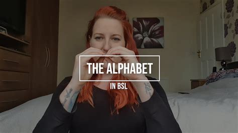 Lesson 1 - Alphabet in BSL - YouTube