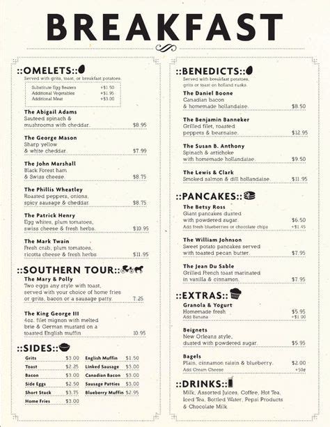 menu illustrations. eli's table menu designed by charleston hospitality ...