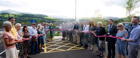 Brecon hospital car park opening - Powys Teaching Health Board