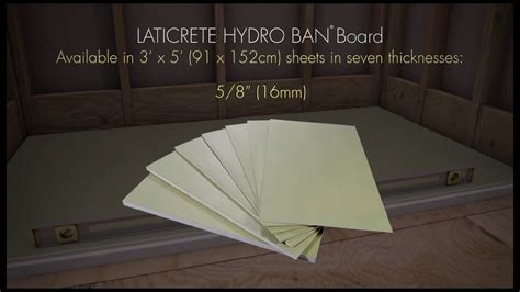 HYDRO BAN® Pre-Sloped Shower Pan, Board and Grate Installation Video ...