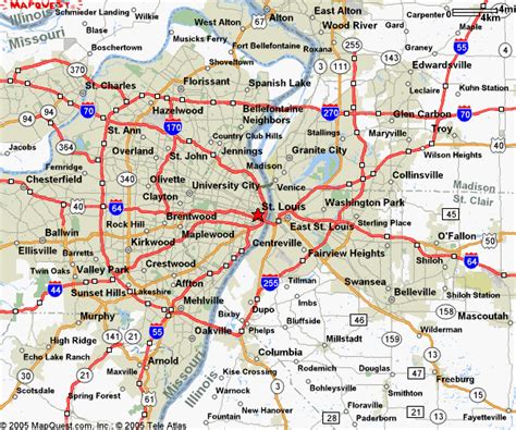 St. Louis Map - ToursMaps.com