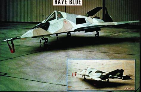 The HAVE BLUE Stealth Test Aircraft | Download High-Quality Scientific ...