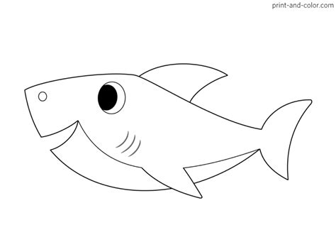 Baby Shark Coloring Pages Super Simple – NBKomputer