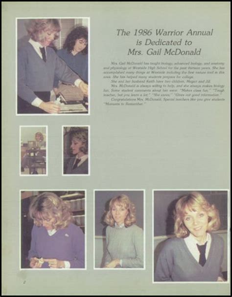 Explore 1986 Westside High School Yearbook, Jonesboro AR - Classmates