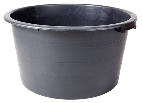 90L ROUND HORSE WATER TROUGH Equine Stable Horses Feed Water Bucket Garden | eBay