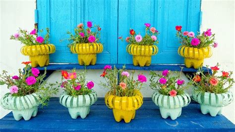 Recycle Plastic Bottles into Beautiful Flower Pots for Your Garden | TEO...