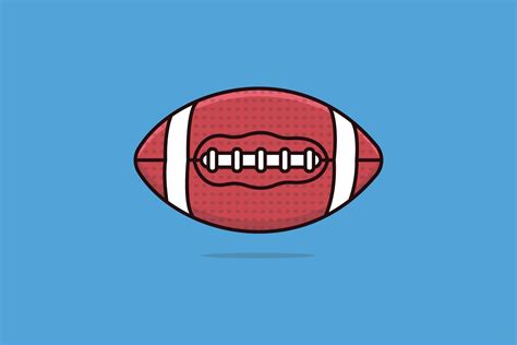 American Football Ball Vector Design. Graphic by ahsanalvi · Creative Fabrica