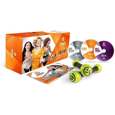 Zumba Fitness Gold Live It Up DVD Set for the Baby Boomer Generation ...