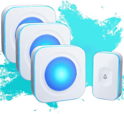 Wireless Doorbell 1200Ft Waterproof Door Bells for Home Plug in doorbell for Hearing Impaired ...