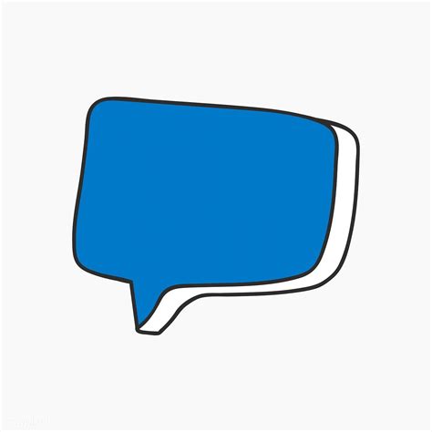 Blue speech bubble icon vector | free image by rawpixel.com / wan | Speech bubble, Design mockup ...