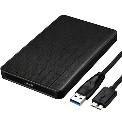 2.5inch USB 3.0 SATA Hd Box HDD Drive External HDD Enclosure black Tool Free 5 Gbps Support UASP ...