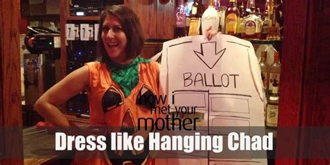 Ted Mosby's Hanging Chad Costume (How I Met Your Mother) for Halloween