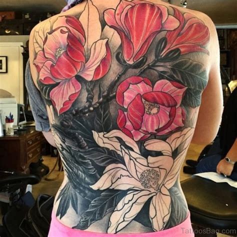 70 Magnolia Flower Tattoo Design Ideas - nenuno creative