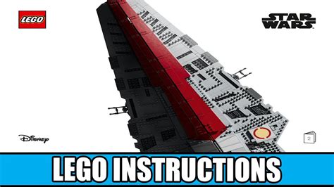 LEGO 75367 Instructions | How To Build LEGO Star Wars Venator-Class Republic Attack Cruiser ...